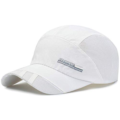 Sombrero de Verano Gorra de béisbol de Tenis Hombres Mujeres Gorra de béisbol Masculina de Hueso al Aire Libre