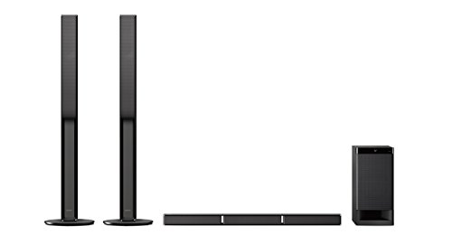 Sony HTRT4 - Barra de Sonido (5.1 Canales con Altavoces Traseros, 600 W, Bluetooth, NFC, Amplificador Digital S-Master, USB) Negro