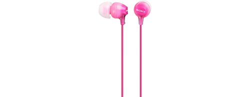 Sony MDREX15APPI - Auriculares in-Ear (con micrófono y Mando con Control de Volumen y reproducción Incorporado) Color Rosa