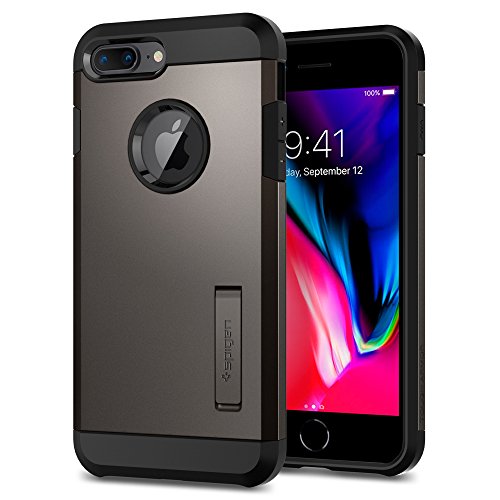 Spigen Funda Tough Armor Compatible con Apple iPhone 7 Plus/8 Plus, Doble Capa y Protección Extrema contra caídas - Bronce