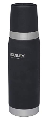 Stanley Master acero inoxidable vacío termo botella,,, acero inoxidable, Foundry Black, 0.75 Litre