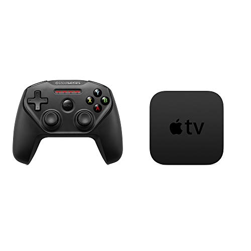 SteelSeries Nimbus - Controlador de Juegos inalámbrico, Bluetooth, 12 Botones, Recargable, (Apple TV/iOS/iPad/iPhone/iPod Touch/Mac), Color Negro