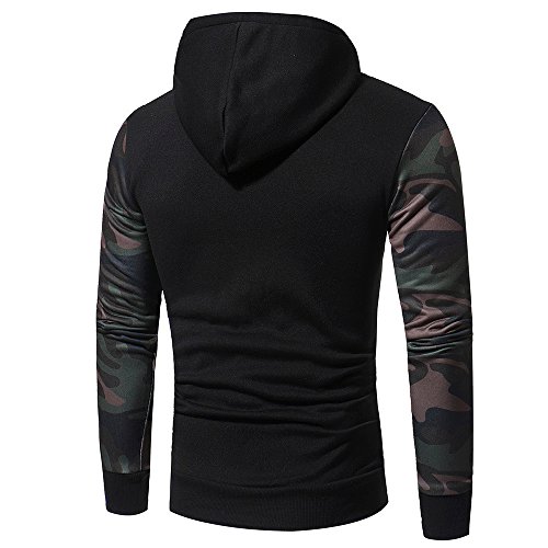 Sudaderas con Capucha para Hombre Camuflaje Jersey Ciclismo Suéter Manga Larga Hombre Ropa de Deporte Hoodie Chándal con Cordón Hombre riou