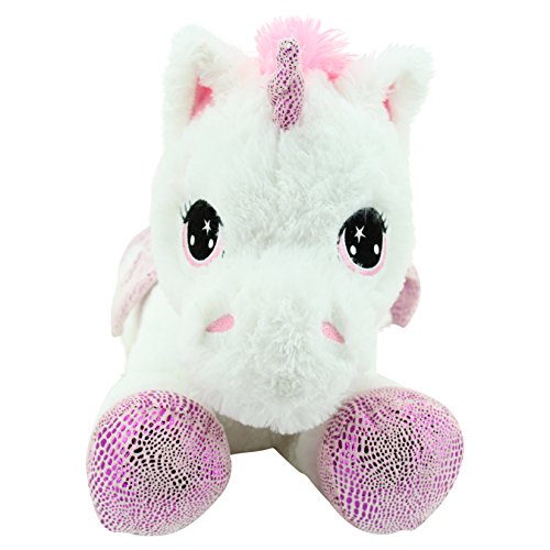 Sweety Toys 8032 unicornio en peluche oso de peluche 65 cm blanco