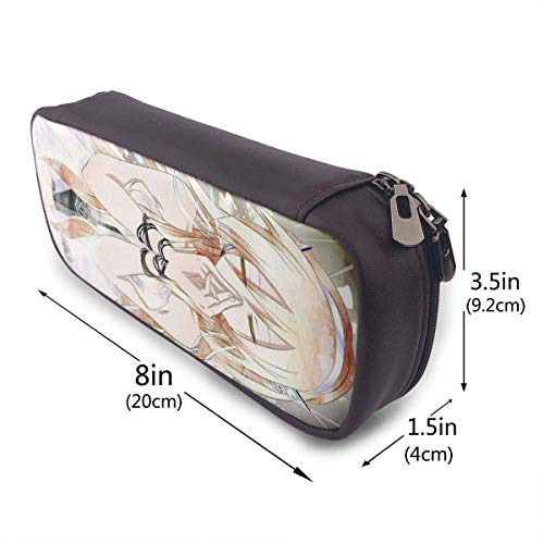 Sword Art Online Pencil Case, Large Capacity Pencil Cases/Pen Case/Pencil Bag Pouch with Multi Compartments for Boys and Girls