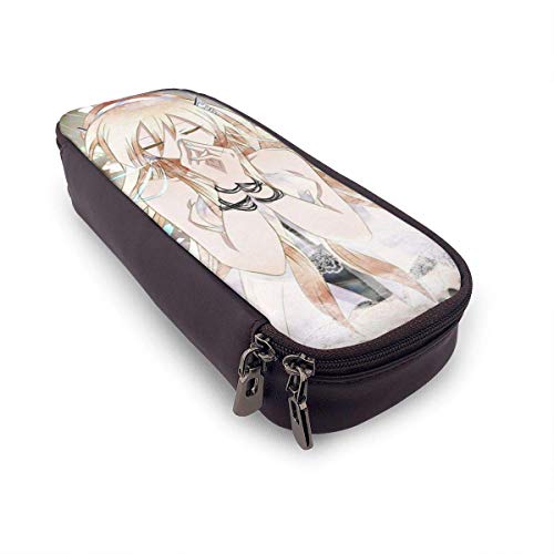 Sword Art Online Pencil Case, Large Capacity Pencil Cases/Pen Case/Pencil Bag Pouch with Multi Compartments for Boys and Girls