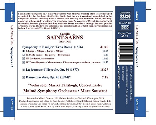 Symphonies (Volume 3) : Symphonie en fa majeur « Urbes Roma » - La jeunesse d'Hercule - Danse macabre