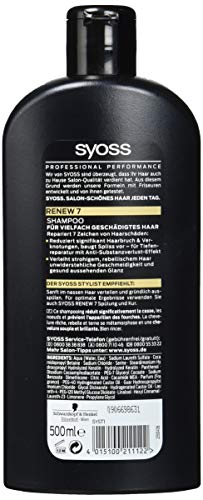 syoss Champú Renew 7, 500 ml