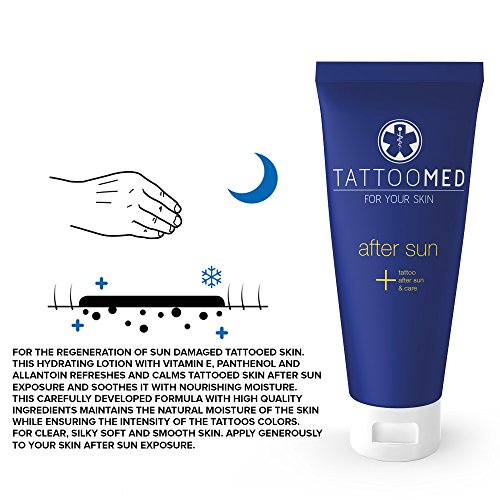 TattooMed After Sun - Cuidado Después del Sol Para Piel Tatuada, 1 x 100ml