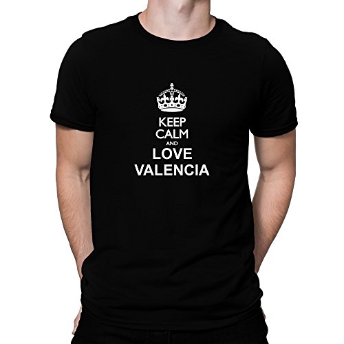 Teeburon Keep Calm and Love Valencia Camiseta