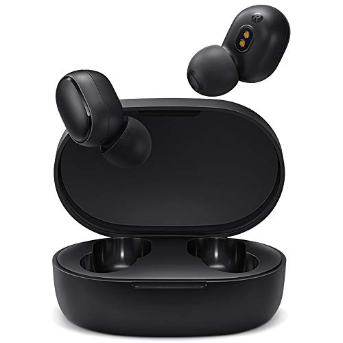 Timoom Redmi Airdots 2 Bluetooth 5.0 Auriculares Inalámbricos, Wireless Earbuds, Auriculares Estéreos Manos Libres con Micrófono, Impermeable IPX4, Estuche de Carga Magnética