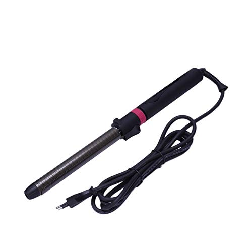 Tiza para el Cabello Maquillaje Rizador de Pelo Curling Wand Hierro Giratorio del Pelo Styler Wet & Dry Pinzas de Pelo Rizado Styling Herramientas Temperatura adust 22 mm (Enchufe de la UE)