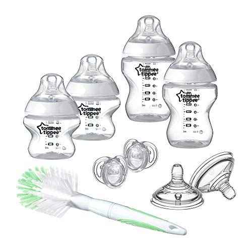 Tommee Tippee Closer to Nature - Kit de biberones, transparente