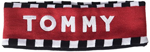 Tommy Hilfiger Tommy Logo Head Band Cinta para la Cabeza, Negro (Corporate 901), Talla única (Talla del Fabricante: OS) para Mujer