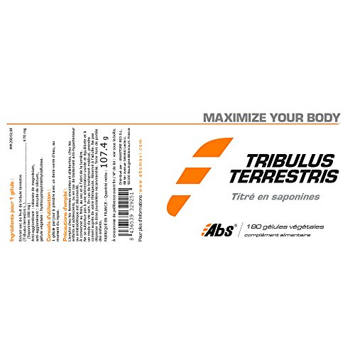 TRIBULUS TERRESTRIS * Estimulante natural de testosterona * Altamente titulado en saponinas (40%) * 470 mg / 180 cápsulas vegetales * Extracto titulado 100% natural