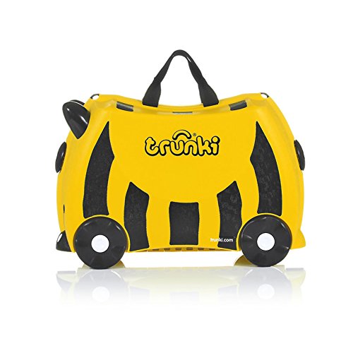 Trunki Maleta correpasillos y equipaje de mano infantil: Abeja Bernard (Amarillo)