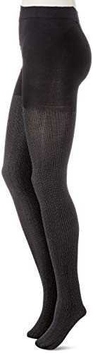 Ulla Popken Strumpfhose, Glitzer, Große Größen medias, 60, Negro (Schwarz 10), XX-Large (Talla del fabricante: 48+) para Mujer