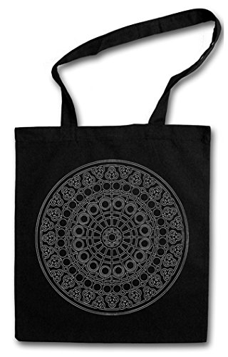 Urban Backwoods Mandala VIII Bolsas de la Compra Reutilizables – Budismo Hinduismo Inde Yantra