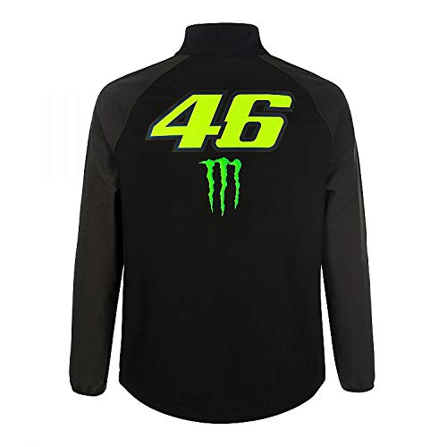 Valentino Rossi Monster Dual, Softshell Hombre, Negro, XXXL