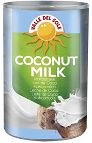 Valle del Sole- Leche de Coco 6% 400 ml (1 caja de 6 unidades)