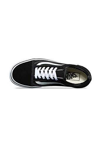 Vans Old Skool Platform, Zapatillas para Mujer, Negro (Black/White Y28), 36 EU