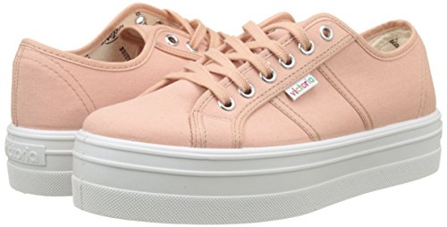 Victoria Basket Lona Plataforma, Zapatillas Unisex Adulto, Beige (Maquillaje), 39 EU