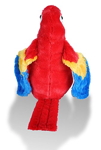 Wild Republic-12249 Peluche Guacamayo Macao Cuddlekins, Color Rojo (12249)