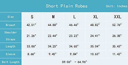 WPFING - Bata corta de raso para novias y damas de honor, bata para despedida de soltera personalizable con lema en purpurina Madre de la novia púrpura L