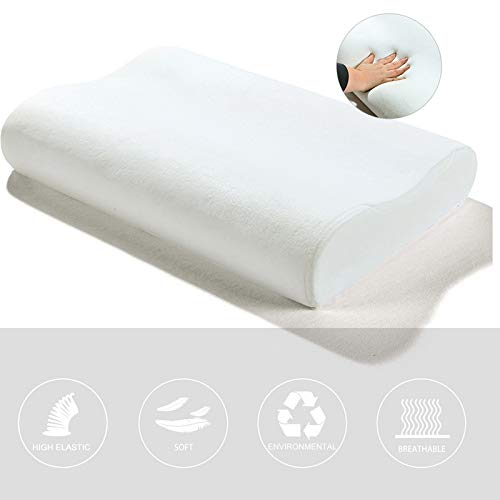 XOSHX Almohada de algodón de Memoria Almohada ortopédica Almohada de Cuello de látex Cuidado de la Salud Cervical Masajeador de Almohada de Rebote Lento