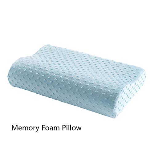 XOSHX Almohada de algodón de Memoria Almohada ortopédica Almohada de Cuello de látex Cuidado de la Salud Cervical Masajeador de Almohada de Rebote Lento