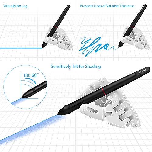 XP-PEN Artist 15.6 Pro Tableta Gráfica15.6 Pulgadas HD IPS P05R con Función de Inclinación 8 Teclas de Atajo y 1 Dial Roja Viene con el Último Software de Dibujo de OpenCanvas 7 o ArtRage 5