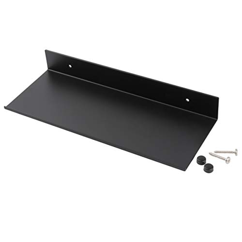 Yardwe Estante para baño Estantes de Metal montados en la Pared Almacenamiento de Ahorro de Espacio Estantería Champú Jabonera para Cocina Baño Casa (30 cm)