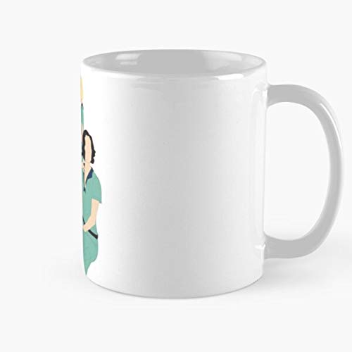 Years Girls Lesbian Feminist Netflix Transgender Cable Vintage LGBT Spain Crazy Best Mug Tiene 11oz de Mano Hechas de cerámica de mármol Blanco