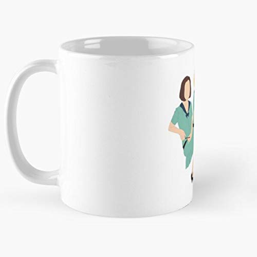 Years Girls Lesbian Feminist Netflix Transgender Cable Vintage LGBT Spain Crazy Best Mug Tiene 11oz de Mano Hechas de cerámica de mármol Blanco