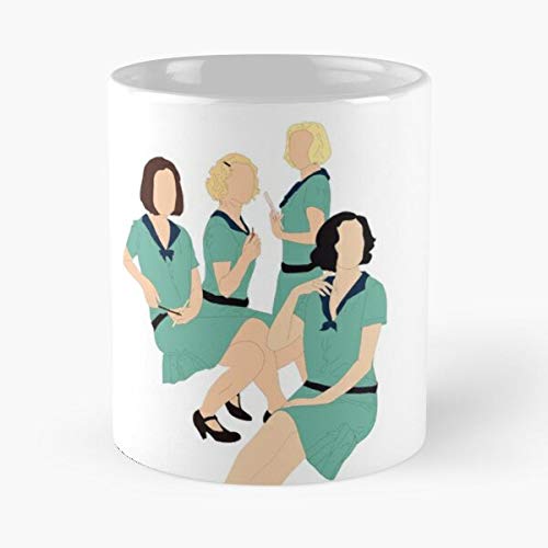 Years Girls Lesbian Feminist Netflix Transgender Cable Vintage LGBT Spain Crazy Best Mug Tiene 11oz de Mano Hechas de cerámica de mármol Blanco