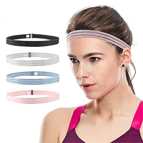 YHDD Cinta para el Deporte Ciclismo Deportivo Banda para el Cabello Yoga Fitness Cinturón antiperspirante Banda para el Cabello Marcha Deportiva para Correr.