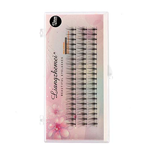 YLLN Herramientas de Maquillaje para Ojos Efecto voluminoso Anudado/sin Nudos Hecho a Mano Individual Extensión de Ojos Pestañas postizas Visón Definición del Cabello (11 mm)