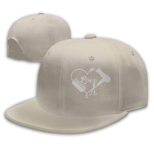 Yuanmeiju Gorra de béisbol para Adolescentes peluquería Estilista Amor Moda Ajustable para Hombres Mujeres Hip Hop Sombreros Deportivos