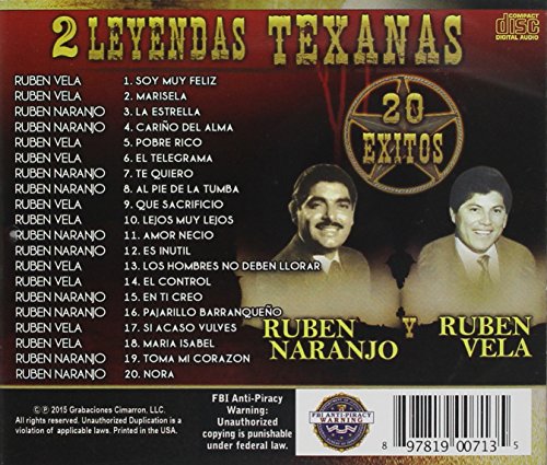 2 Leyendas Texanas 20 Exitos