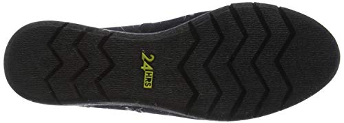 24 HORAS 24243, Mocasines para Mujer, Negro (Negro 7), 40 EU