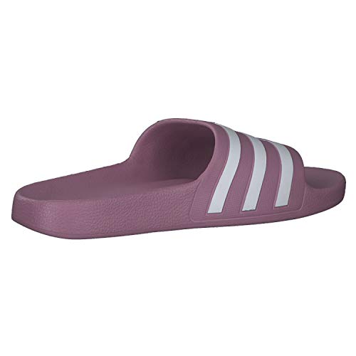 adidas Adilette Aqua, Slide Sandal Mujer, Cherry Metallic/Footwear White/Cherry Metallic, 42 EU