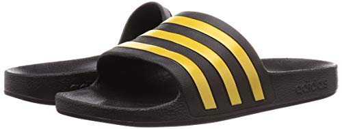 adidas Adilette Aqua, Slide Sandal Unisex Adulto, Core Black/Gold Metallic/Core Black, 39 EU