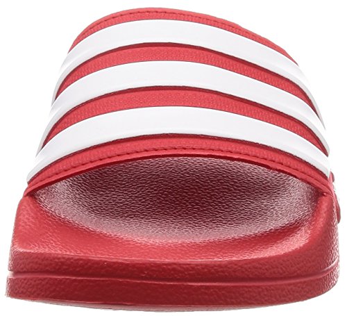 Adidas Adilette Cloudfoam Slides Chanclas Unisex, Rojo (Scarlet/Footwear White), 37 EU (4 UK)