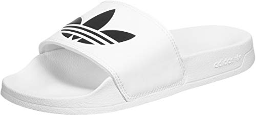 adidas Adilette Lite, Slide Sandal Hombre, Footwear White/Core Black/Footwear White, 39 EU