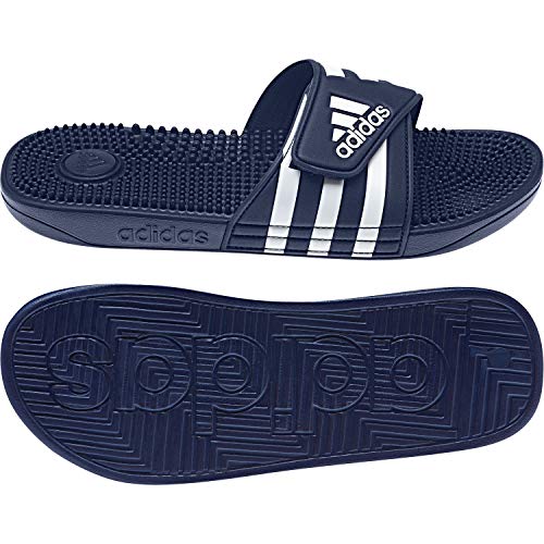 Adidas Adissage Zapatos de playa y piscina Unisex adulto, Azul (Azul 000), 42 EU (8 UK)