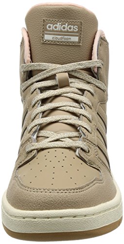 adidas CF Hoops Mid WTR W, Zapatillas Altas Mujer, Marrón (Trace Khaki/Chalk White), 39 1/3 EU