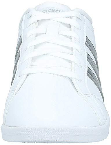 Adidas Coneo Qt, Zapatillas Mujer, Blanco (Footwear White/Matte Silver/Footwear White 0), 37 1/3 EU