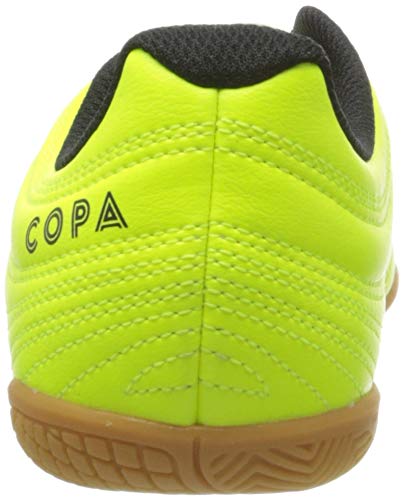 adidas Copa 19.4 IN J, Botas de Fútbol Unisex Adulto, Multicolor (Solar Yellow/Core Black/Solar Yellow 000), 38 2/3 EU