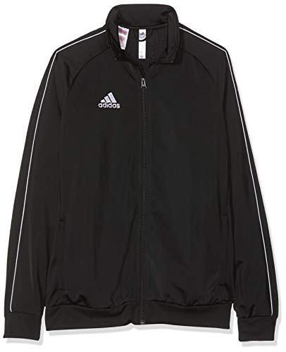 adidas CORE18 PES JKTY Sudadera con Cremallera, Unisex Niños, Negro (Black/White), 164