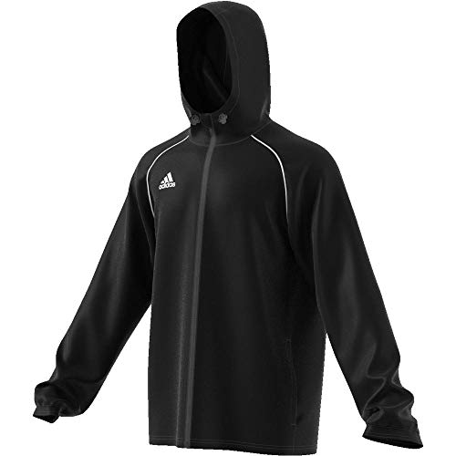 adidas CORE18 RN JKT Chaqueta Deportiva, Hombre, Negro (Black/White), M